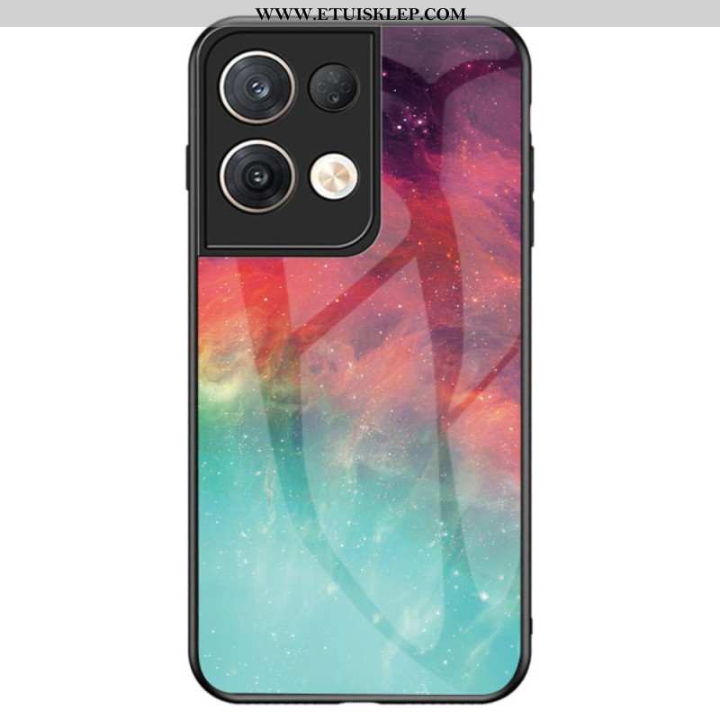 Etui do Oppo Reno 8 Pro Wzór Ze Szkła Hartowanego